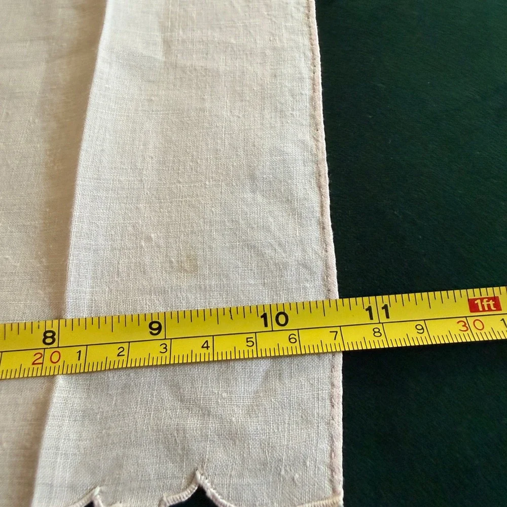 Vintage Pink Handkerchief and Guest Towel Set Embroidered Linen Lace